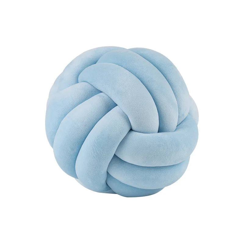 Lilac Knot Globe Plush Cushion