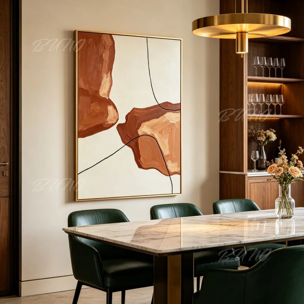 Wabi Sabi Earth Tone Art