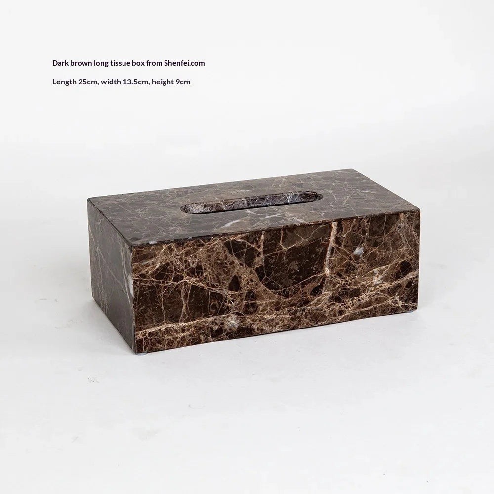 Marble Bath Accessories Set