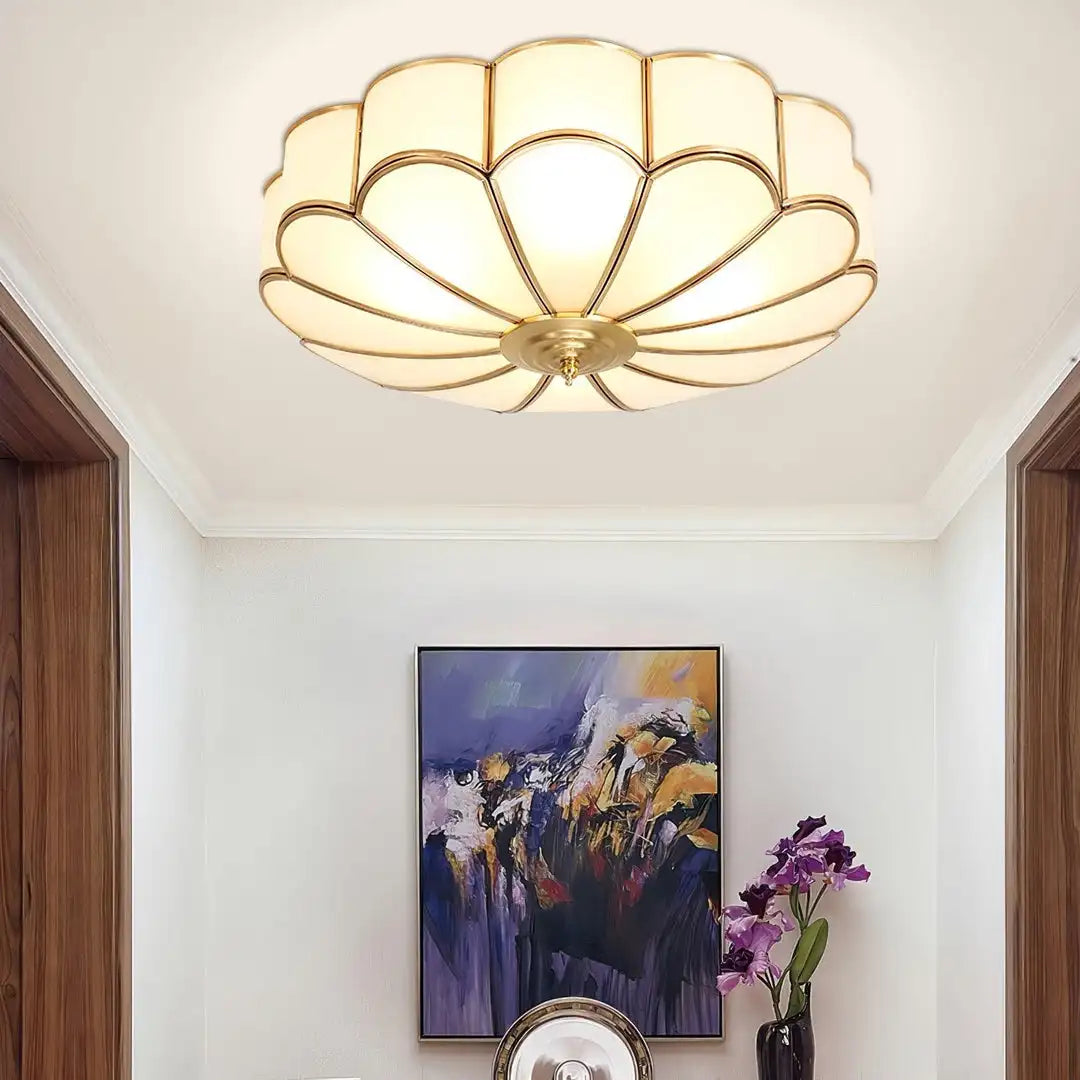 Copper Minimalist Ceiling Lamp