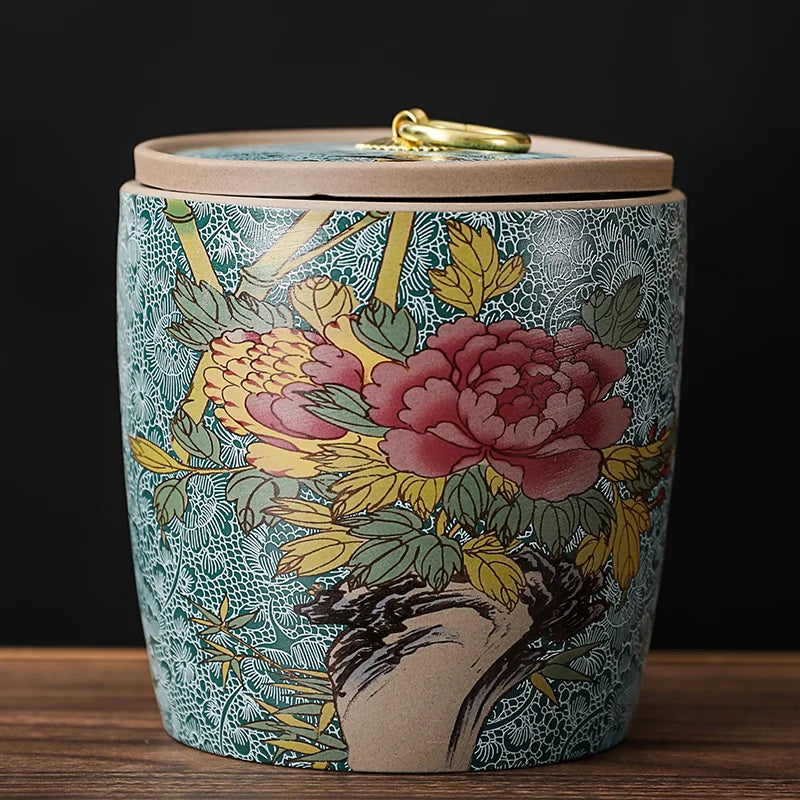 Ceramic Sealed Tea Jar
