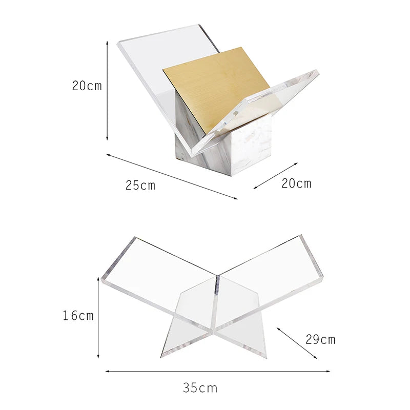 Natural Marble Book Stand