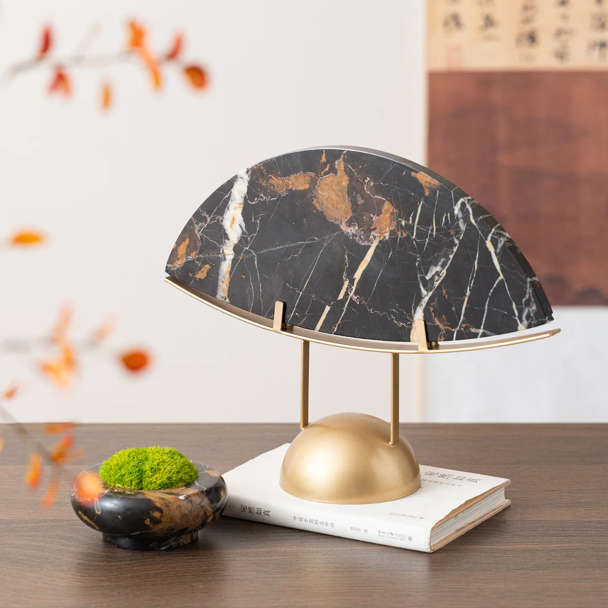 Marble Fan Ornament