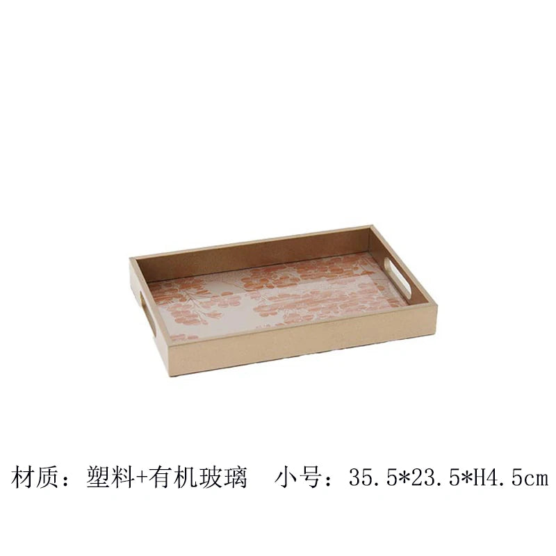 Gilded Branch Tray