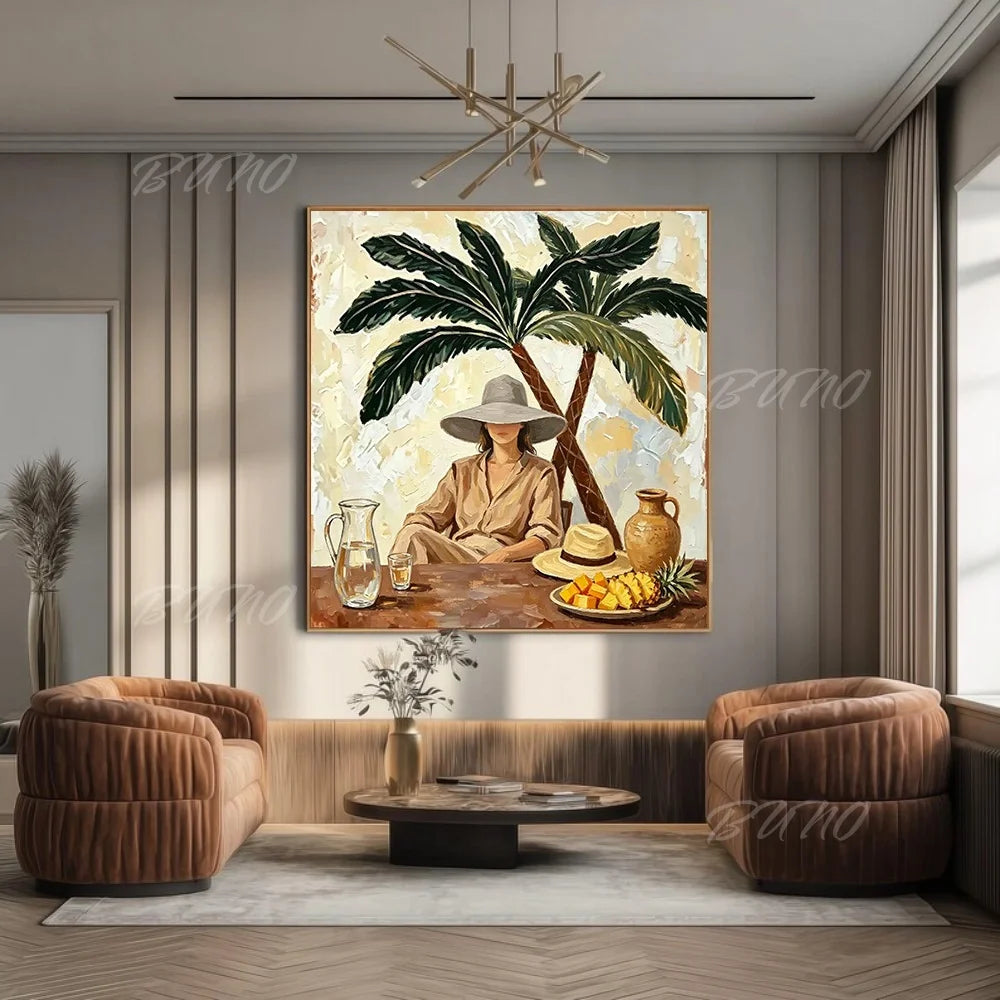 Modern Lady Figure Painting