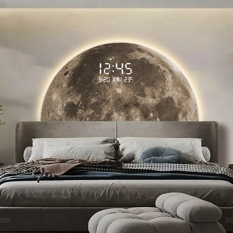 Planet Clock Mural