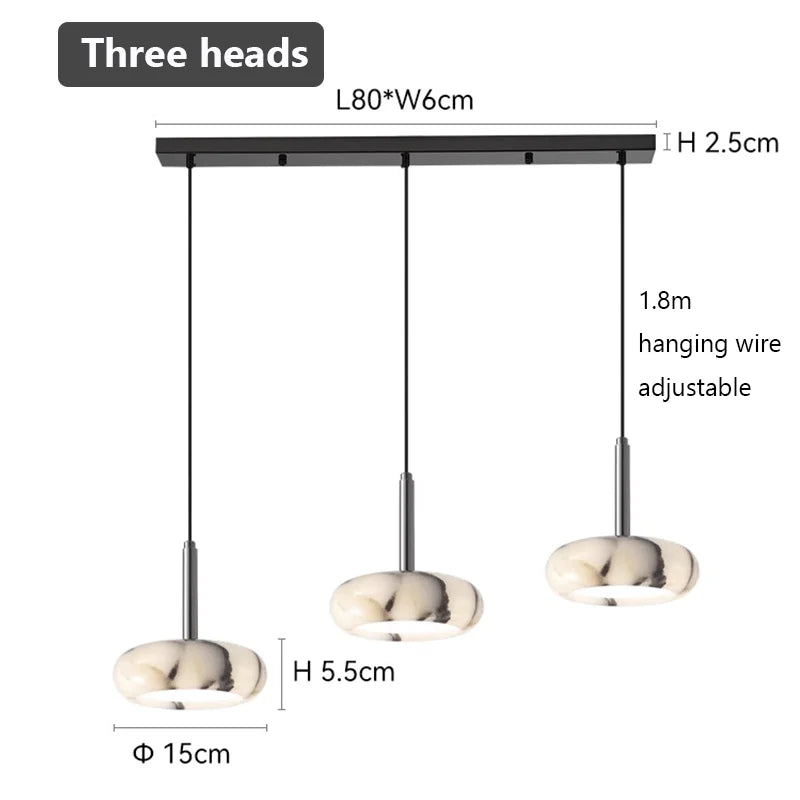 Modern Marble LED Pendant Lamp