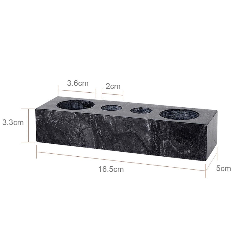 Tree Black Natural Marble Set