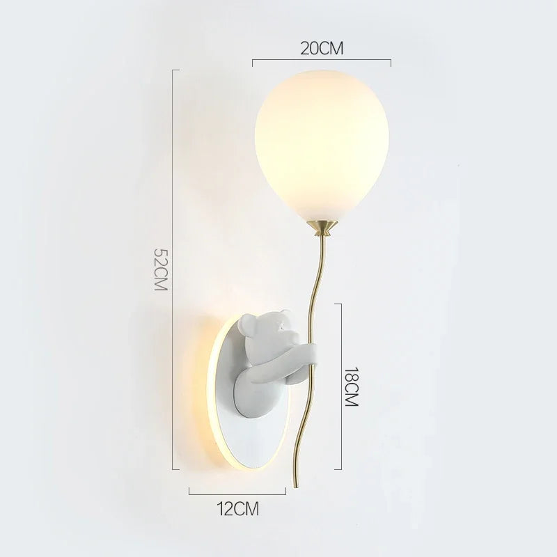 Bear Balloon Wall Lamp