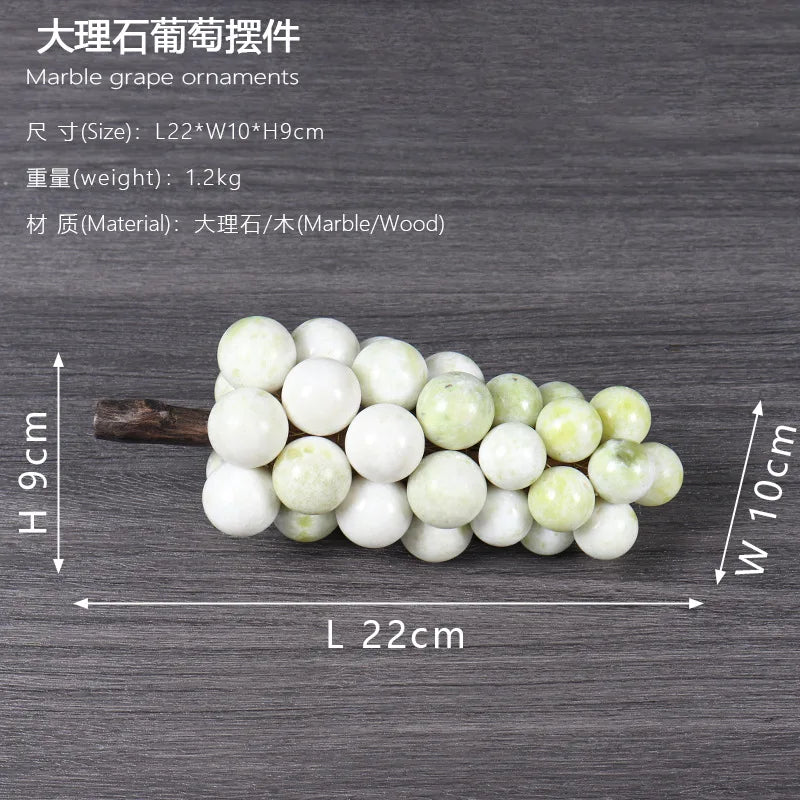 Marble Grape Ornament