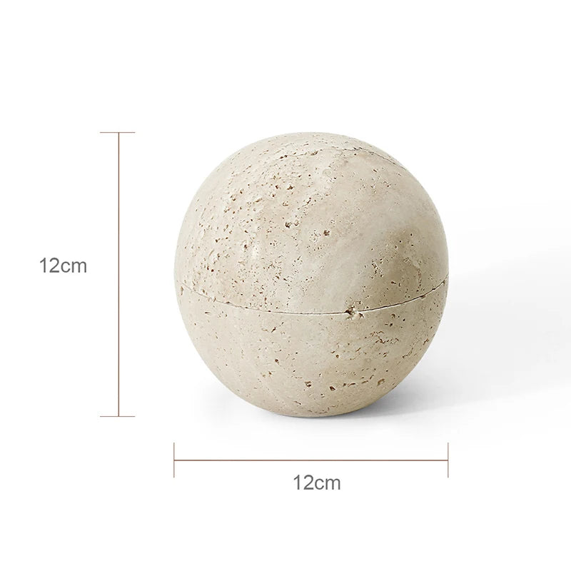 Travertine Bath Accessories Set