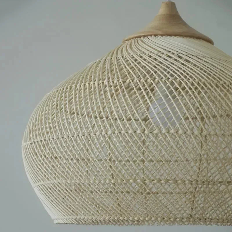Southeast Asian Rattan Lamps Handmade Pendant