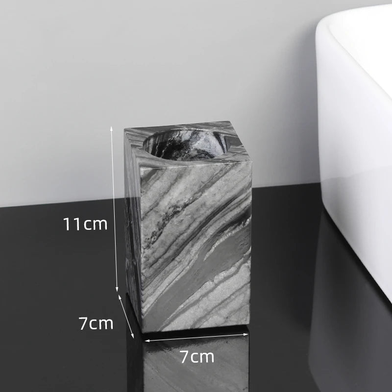 Tree Black Marble Vanity Set