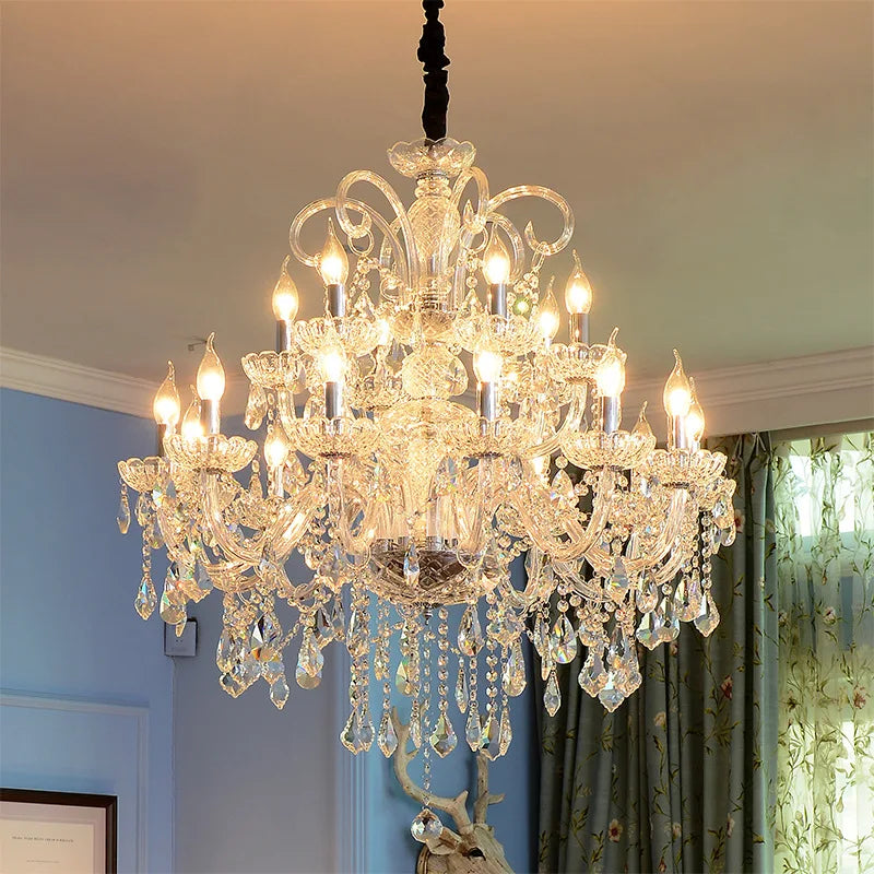 Grand Crystal LED Chandelier