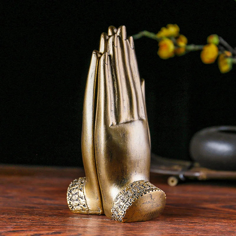 Palm Buddha Statue