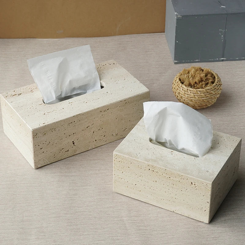 Travertine Vanity Accessories Set