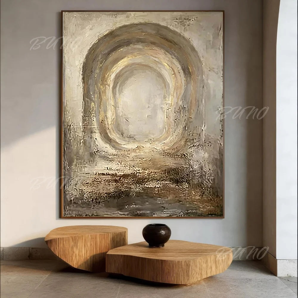 Wabi Sabi Golden Painting