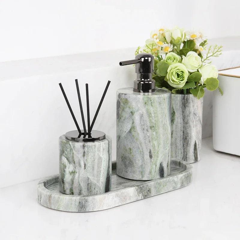 Marble Vanity Set (5-Piece)