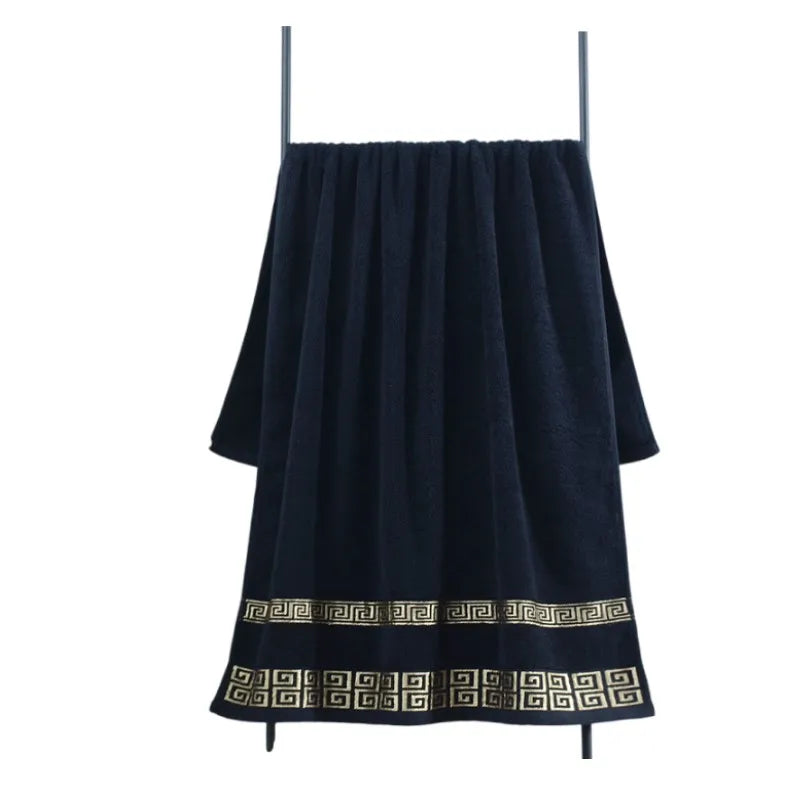 Oversized Bath Towel 140x70cm Black