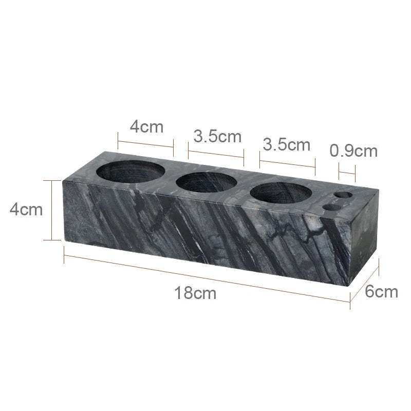 Tree Black Natural Marble Set