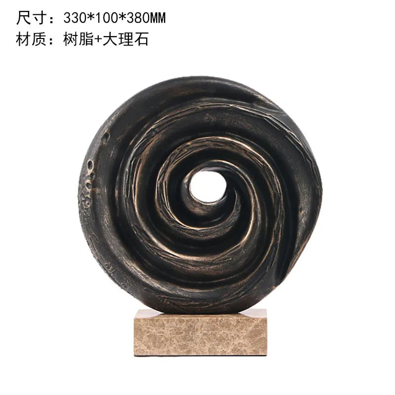 Marble Spiral Sculpture