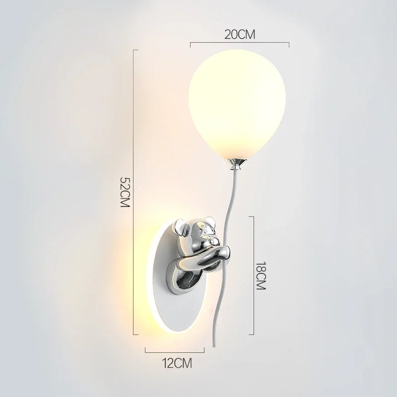 Bear Balloon Wall Lamp