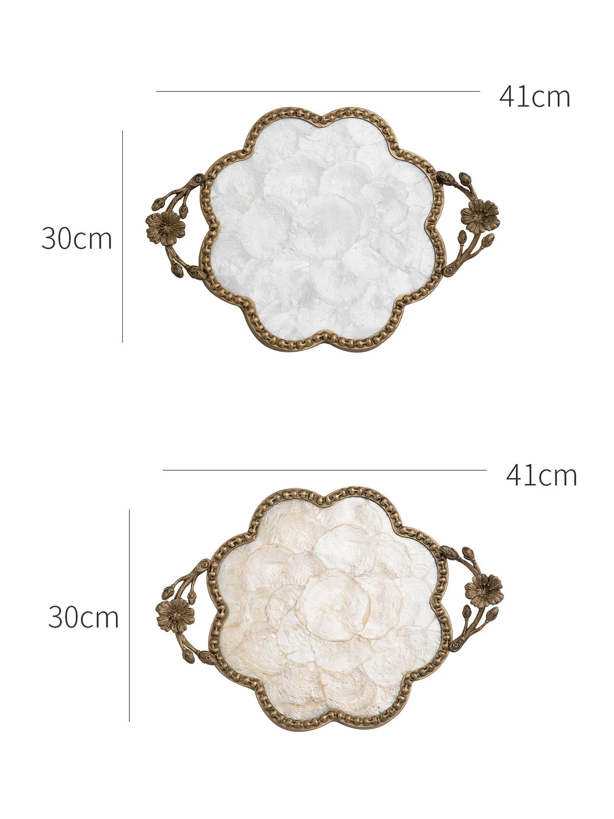 Mother of Pearl Flower Tray