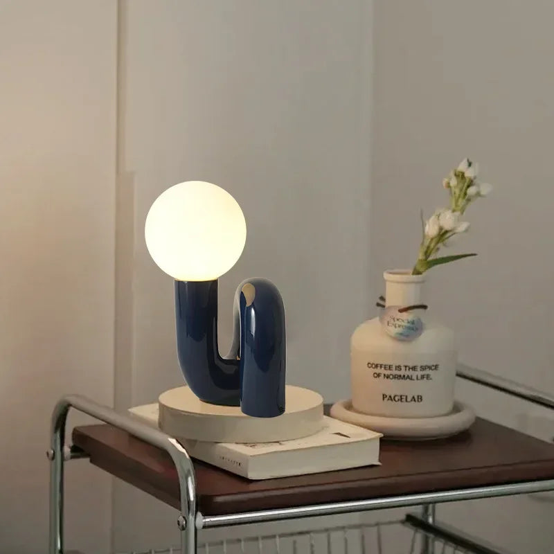 Nordic LED Table Lamp Resin
