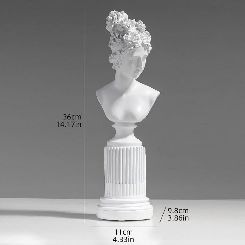 Nordic Goddess of Love Freyja Bust Statue