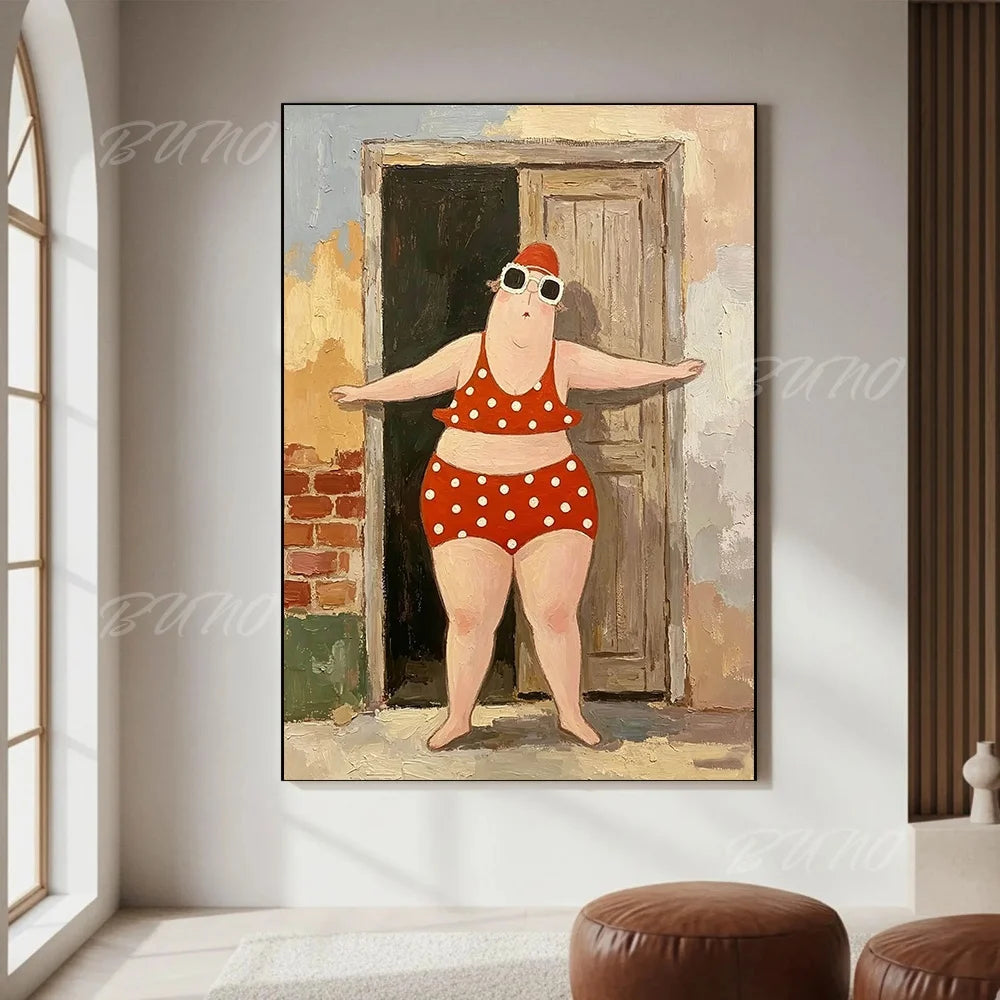Bathing Lady Palette Painting