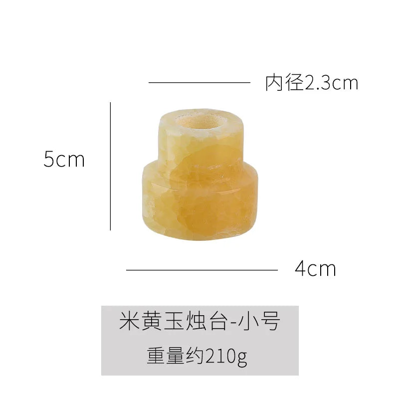 Cave Stone Candlestick