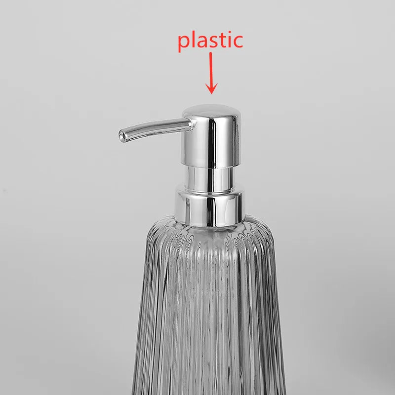 Glass Bathroom Accessories Set