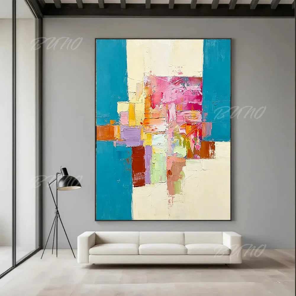 Thick Impasto Palette Painting