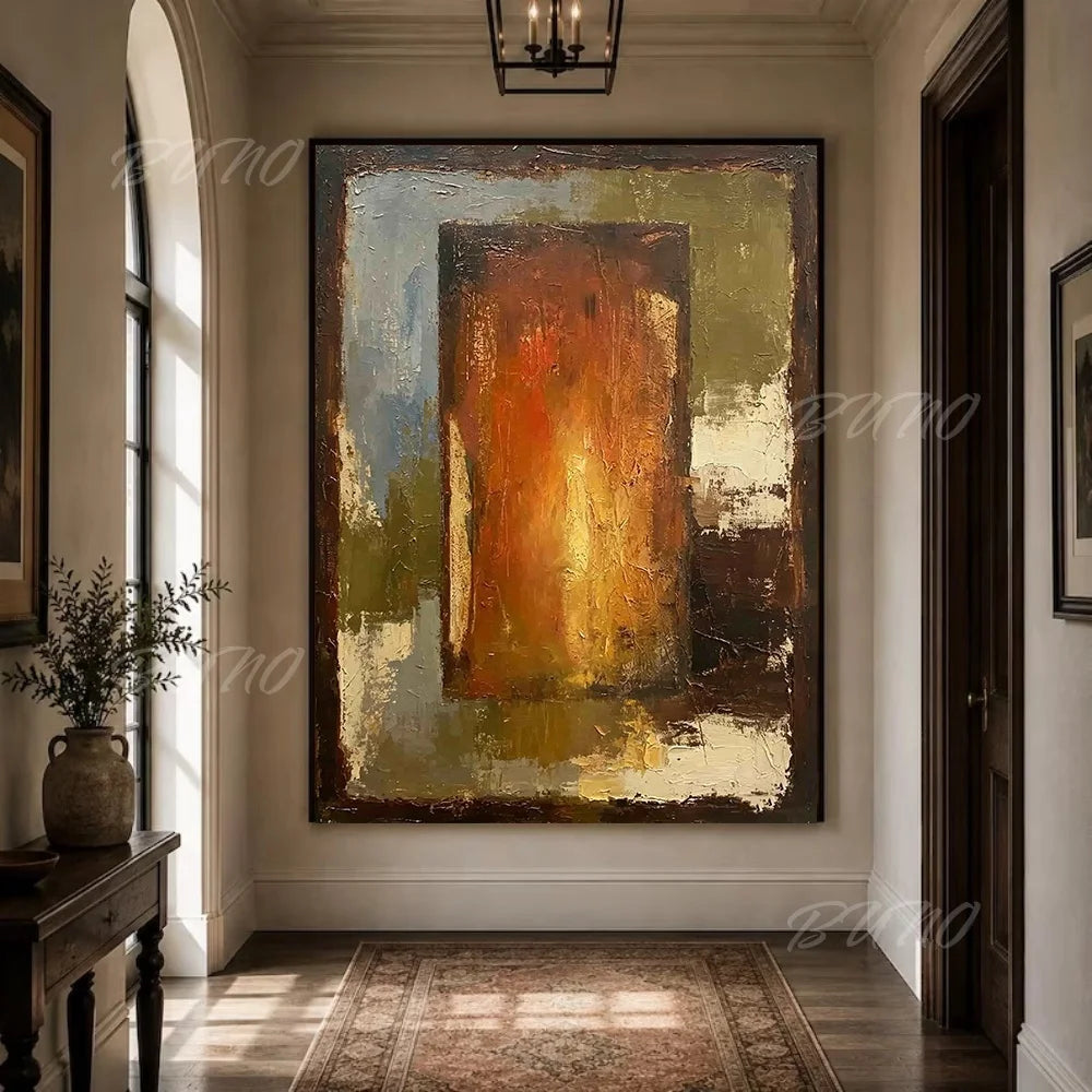 Modern City Textured Art