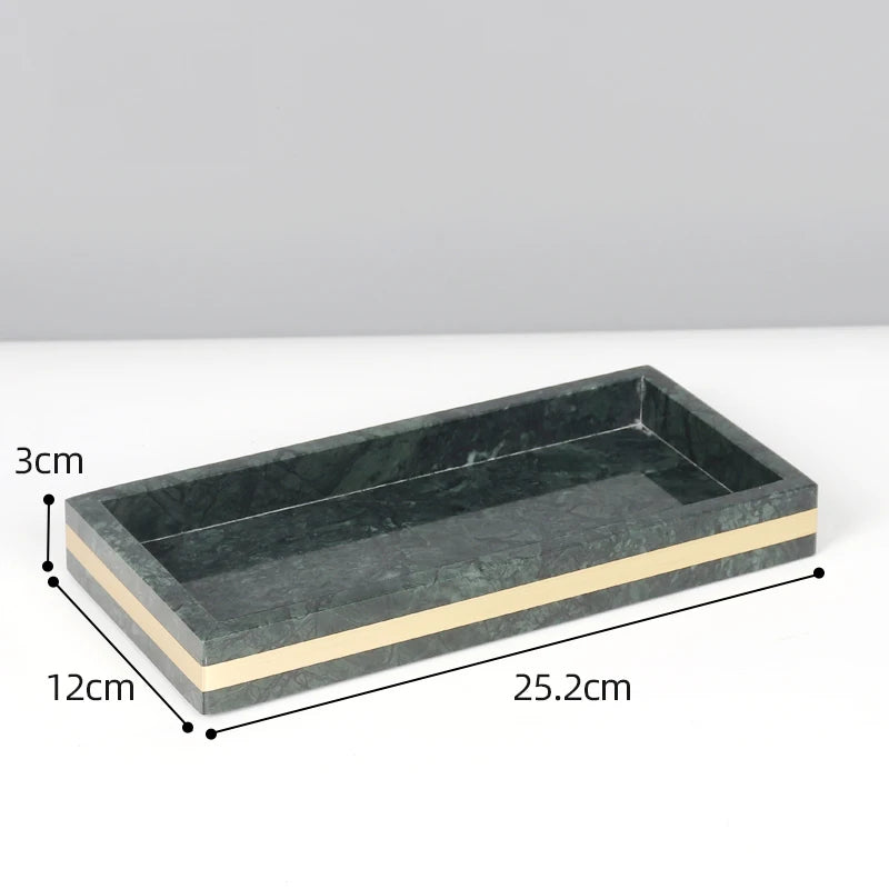 Indian Green Natural Marble Bathroom Set