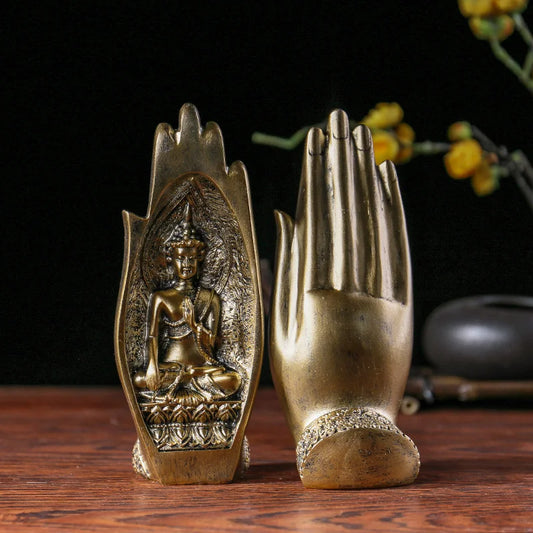Palm Buddha Statue
