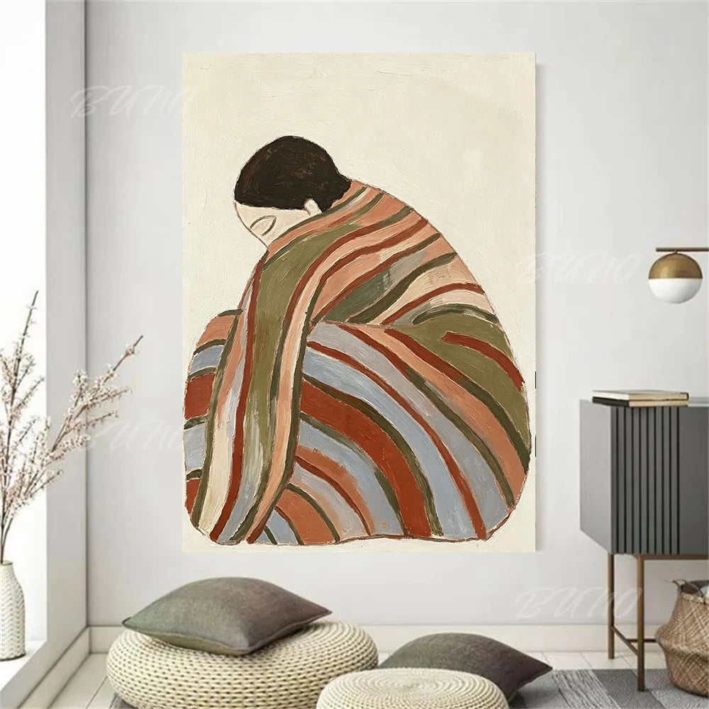 Wabi Sabi Textured Painting