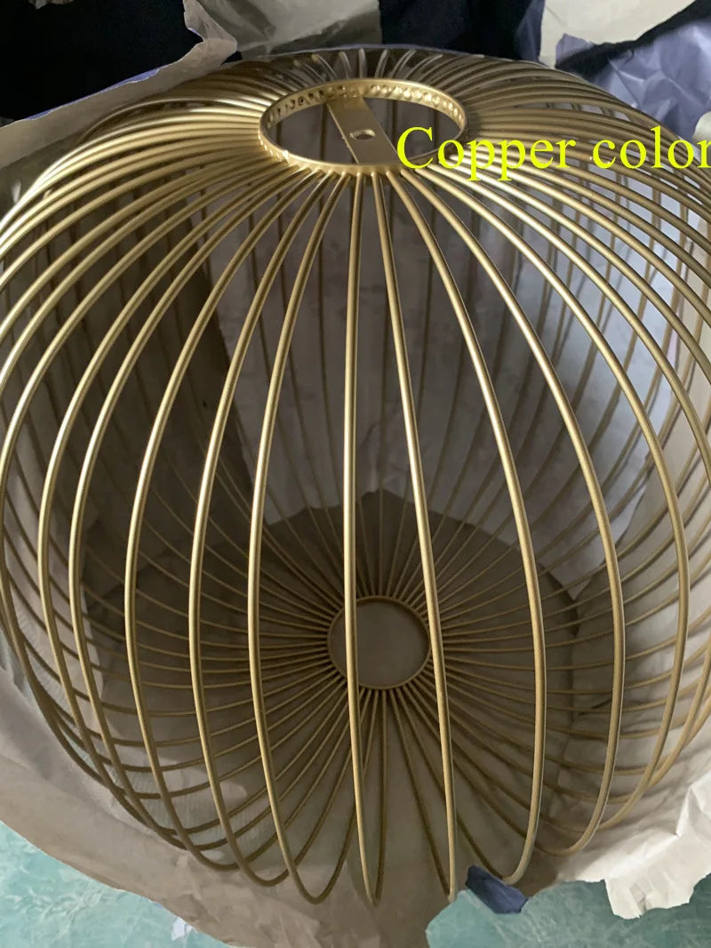 Bird Cage Mesh Pendant