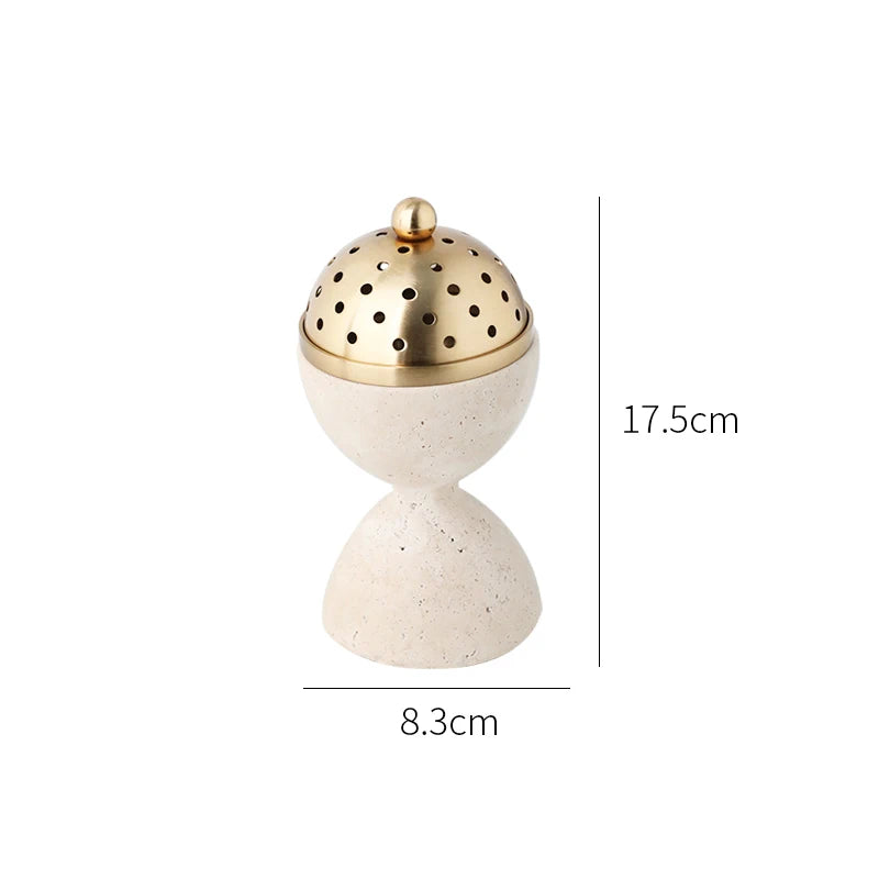 Travertine Mabkhara Burner Oud Mubkhar