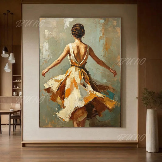 Palette Knife Dancer Art