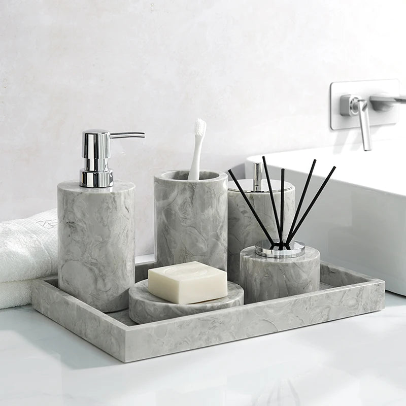 Pitaya Flower Natural Marble Bathroom