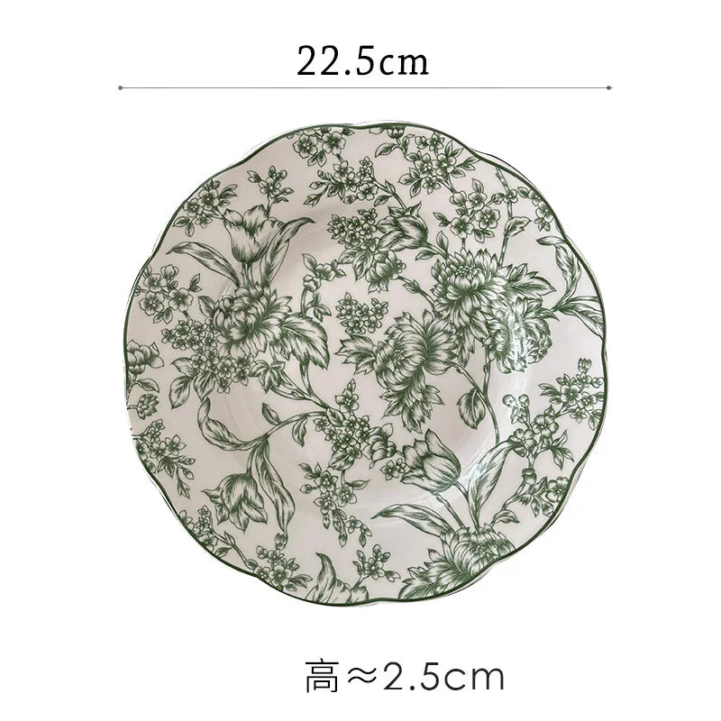 Emerald Embossed Dinner Set