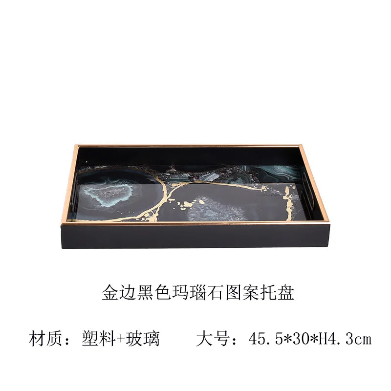 Gilded Branch Tray