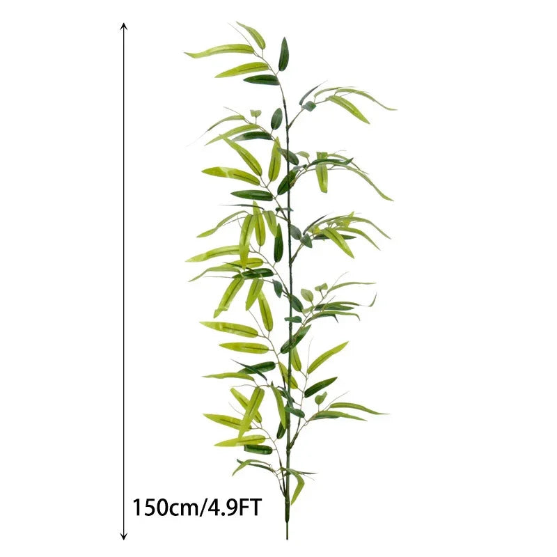 Faux Bamboo Leaf Tree