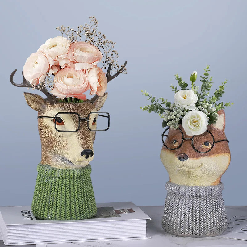 Resin Animal Planter