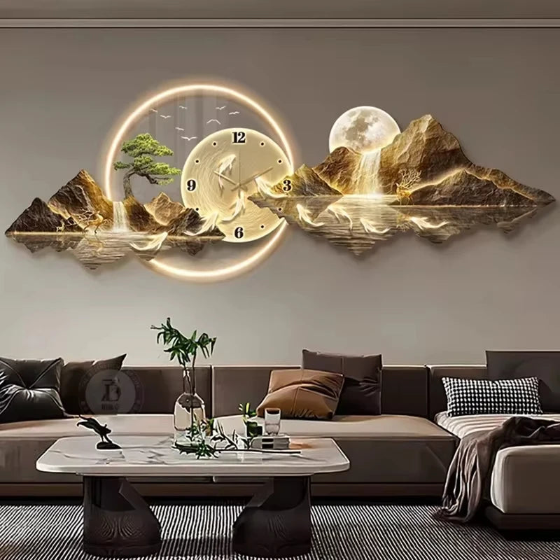 Minimalist LED Wall Clock