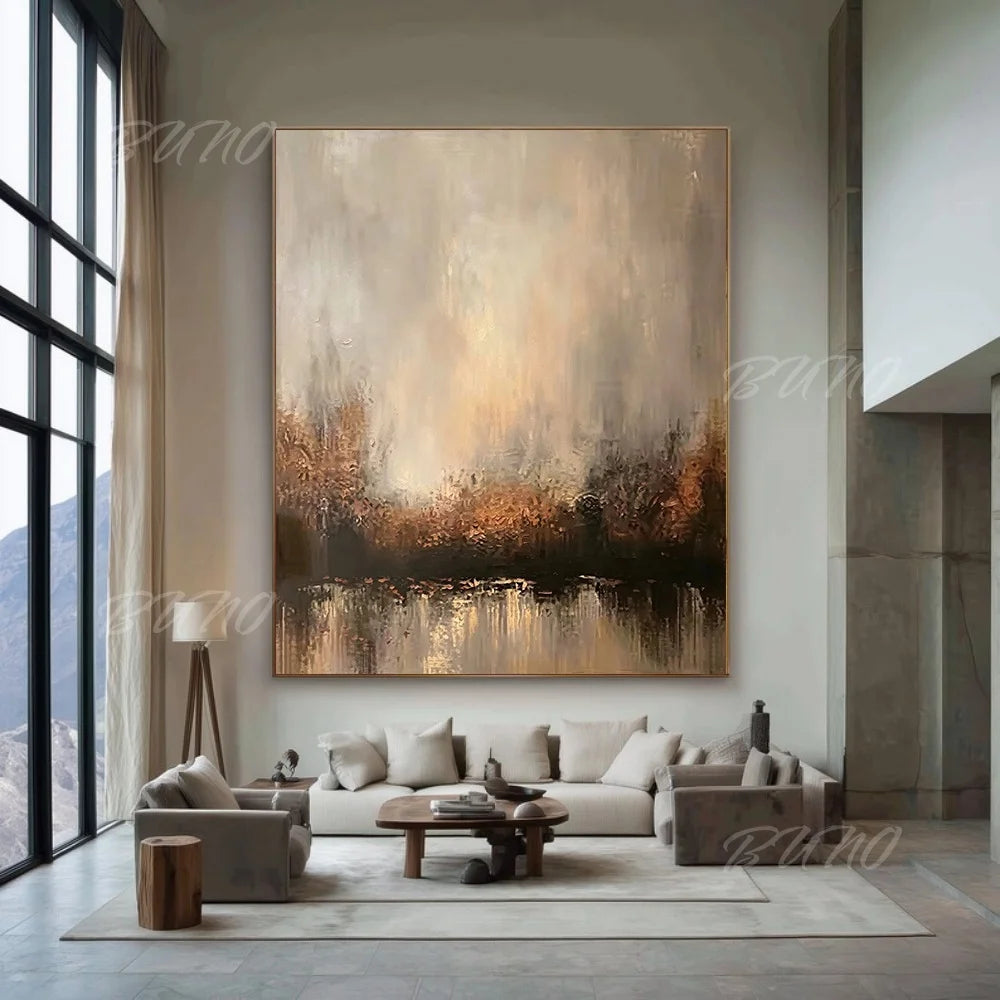 Misty Autumn Landscape Art