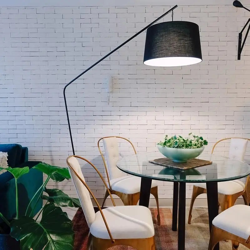 Danish Fabric Floor Lamp