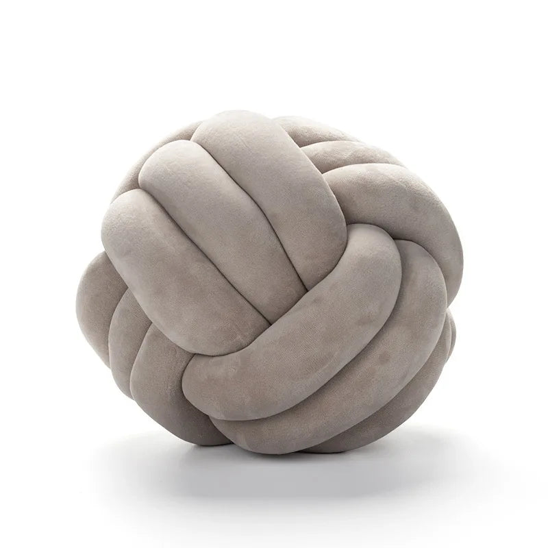 Lilac Knot Globe Plush Cushion