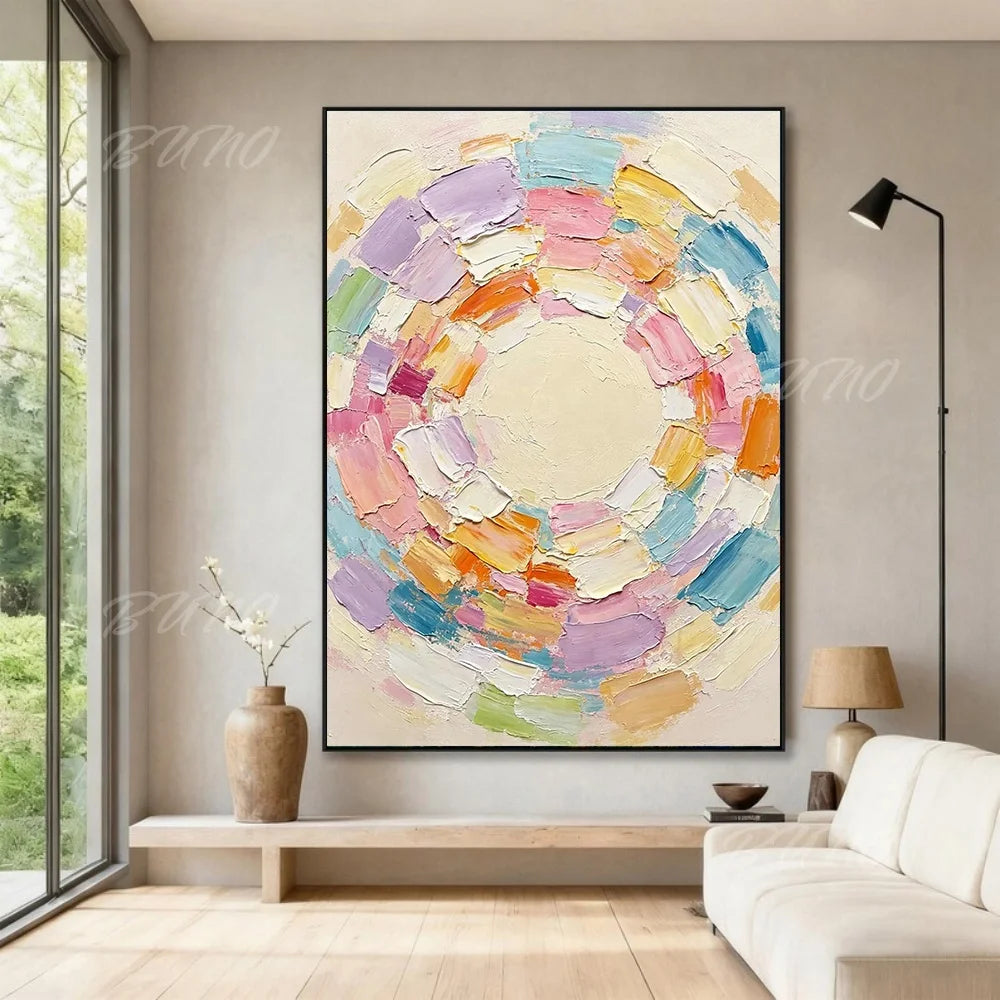 Thick Impasto Palette Painting